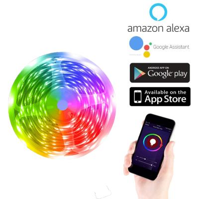 China Residential Smart Remote Controls Led Strip Smd 2700K-6500K+RGB RGB String Lights Waterproof Remotes Tape Light for sale