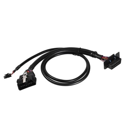 China Universal Cars 16 Pin Male To Female Harness Y Cable OBD2 Obd Splitter Cable for sale