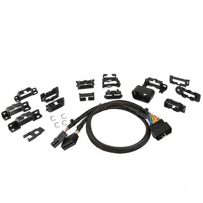 China Factory Black OBDII OBD2 16 Pin Slot Splitter OBD y Cable System Code Reader for sale