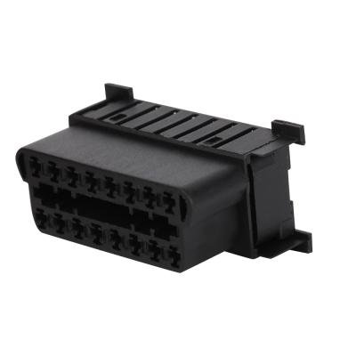 China Automotive OBDII 16P Female Mini Connector OBD2 OBDII 16 Pin Cable Connector For Used to fit OBD2Connectors in automobiles. for sale