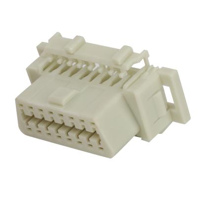 China Automotive OBD2 16Pin OBD Female Connector OBDII 16P Female Connector for use to equip OBD2 connectors in automobiles. for sale