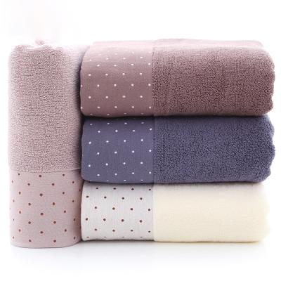 China Home Towel Bath Washcloth Women Child Safe Men Thicken Solid Color Swimming/Travel/Hotel Soft Comfortable Towels for sale