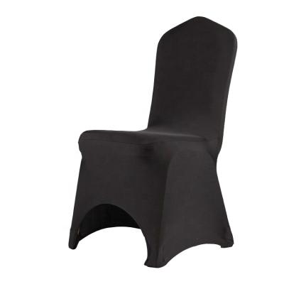 China Easy To Clean Strong Stretch 190gsm Spandex Material Cheap Stretch Chair Covers For Wedding And Banquet for sale