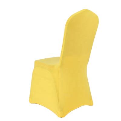 China Easy To Clean Quality And Quantity Assured Colors Sensitive Spandex Chair Cover For Hotel And Home for sale