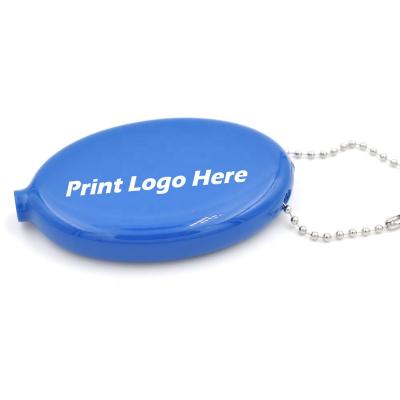 China Wholesale custom rubber print switch holder custom logo compression coin holder custom rubber coin pouch for sale