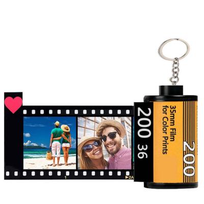 China Suvenir Gift Personalized Movie Roll Christmas Gifts Birthday Photo Key Chain Key Chain for sale