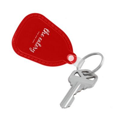 China souvenir gifts promotion logo keytag officeworks photo keychain saddle key chain with coil motel key chain for sale