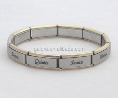 China 4000 styles for you link bracelet choose OEM and ODM Italian Gold GIC110 stainless steel for sale