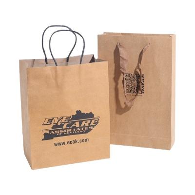 China Food Grade Recyclable Custom Printed Biodegradable Bread Take Away Fast Food Brown Kraft Paper Bag For Mcdonalds for sale