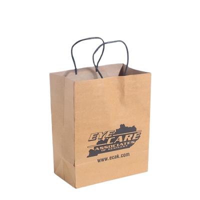 China Private Custom Recyclable Waterproof Luxury Brown Kraft Branded Paper Bags OEM Recyclable Factory JN-244 for sale