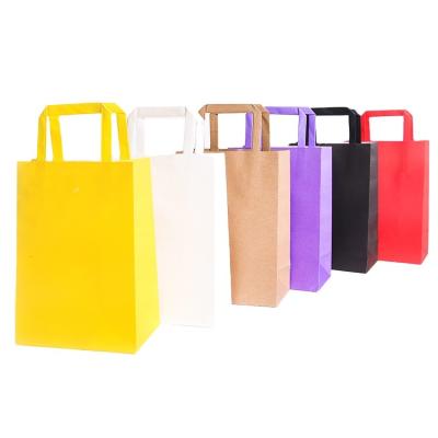 China Universal Color Candy Recyclable Hot Selling Small Paper Bags For Shopping , Retail for sale