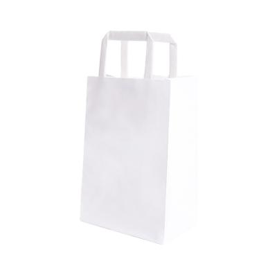 China Custom Production Recyclable Professional Universal OEM White Kraft Paper Bags With Your Own Logo for sale