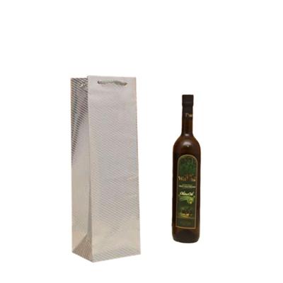 China OEM Best Selling Recyclable Gift Packaging Kraft Wine Paper Bag With Handle for sale