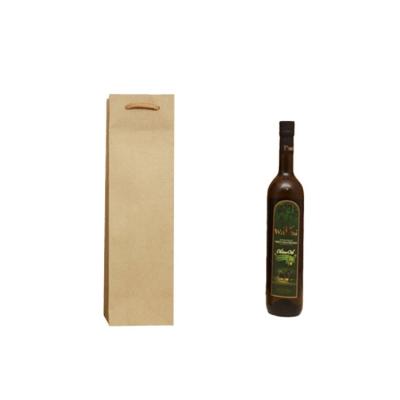 China High Quality Custom Recyclable Recyclable Brown Kraft Paper Storage Bags For Red Wine Box Gift for sale