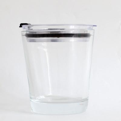 China Viable Leakproof Glass Cup 12oz Drinkware Mug With Straw Lid And Clear Silicone Sleeve Glass Coffee Mugs for sale