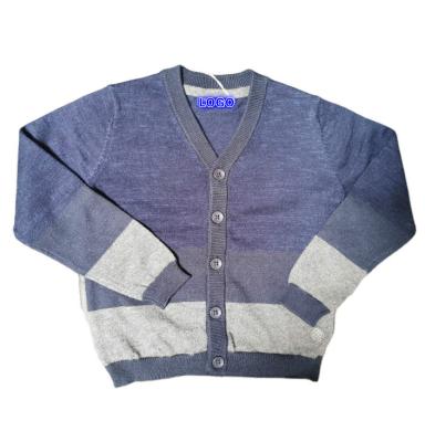 China Wholesale Anti-wrinkle Autumn V-Neck Cotton/Nylon/Wool Baby Boy Cardigans Kids Sweaters for sale