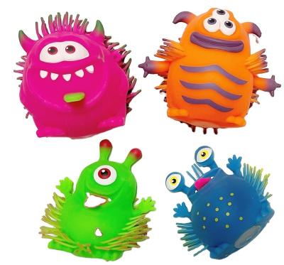 China Small Monster Worry Relife Anti Stress Promotional Scary Soft Toy Stress Kids Toys for sale