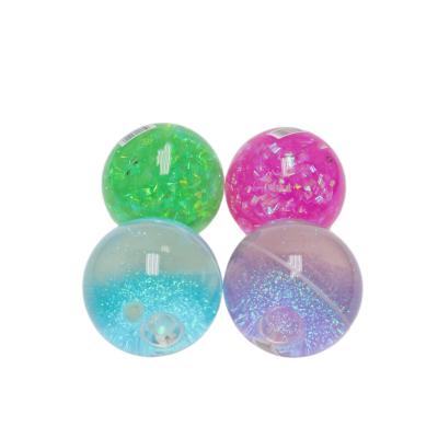 China Promotional Effort Toy Flashing Bouncing Ball With Toy Customized Logo Stress Ball led light for sale