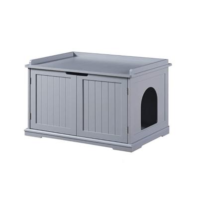 China Design Style Gray Color Furniture Living Room Furniture Scandinavian Sturdy Cat Washroom Durable Wooden Pet Room for sale