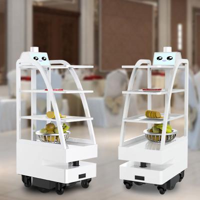 China Hotels Super Loading Capacity AGV Touched Delivery Robot Car With Auto Navigation for sale