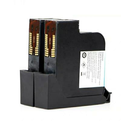 China Original ink cartridge for handheld inkjet printer 12.7mm-25.4mm printer date code printing machine for sale