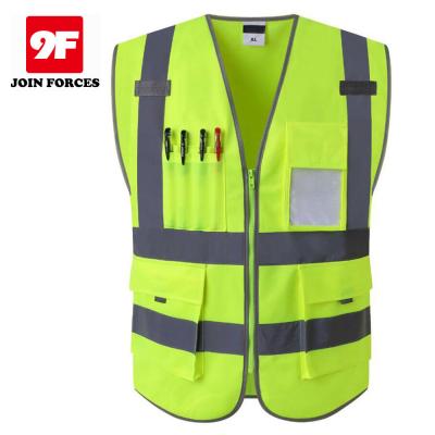 China Breathable Wholesale Safety Vest Safety Vest Construction Reflective Vest for sale