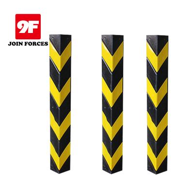 China 9F Wall Corner Guards Heavy Duty Reflective Rubber Corner Protector for sale