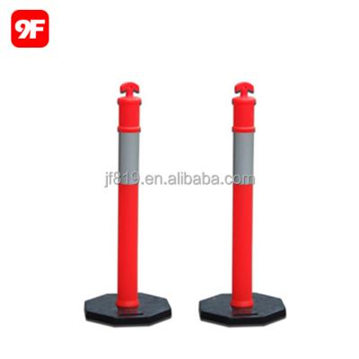 China Portable Plastic Reflective Posts Above Bollard Parking Lot Rubber Tee for sale