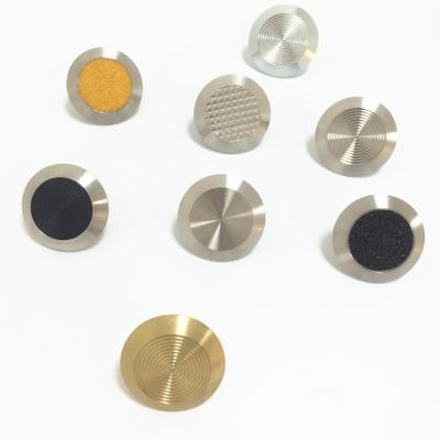 China Factory direct sales small 20-25mm diameter 304/316 stainless steel blind indicator building tactile stud for sale