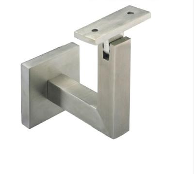 China LS 304 316 Inox modern square stainless steel stair railing frames fittings/stair railing hardware for sale