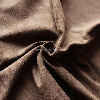 China Anti Static Micro Faux Suede Fabric For Home Textile Stretch Suede Fabric for sale