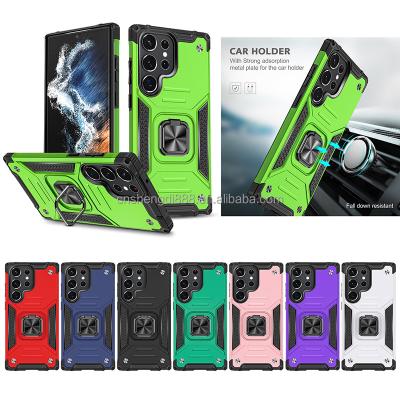 China Shockproof Factory Price 2 In 1 PC Shockproof Material TPU Compatible 8 Colors Available For Samsung S23 5G Cover for sale