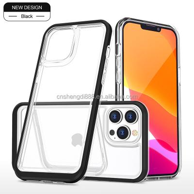 China Transparent Airbag 1.0MM TPU Shockproof Mobile Case PC Shockproof Phone Case For Iphone 14 pro Max Plus Phone Case for sale