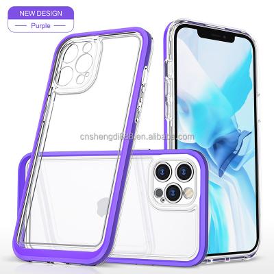 China Transparent Soft 1.5mm Clear Shockproof TPU Anti-scratch Shock Absorption Phone Case For iphone 12 11 pro XR X Max for sale