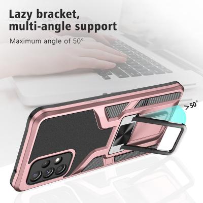 China Hot Selling Shockproof Ring Holder Shockproof Armor Clear 360 Degree Rotation For Samsung Galaxy A22 A32 A52 A72 Cell Phone Case for sale