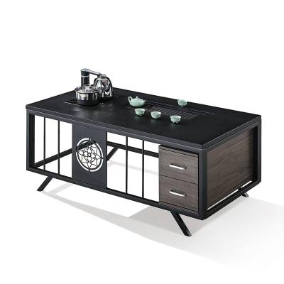 China Office  Coffee Table Luxury Rock Table Tea Table Simple Office Tea Table With Kettle for sale