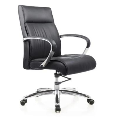 China Wholesale High-back Classic Chair Fashion Modern Luxury Executive Leather Office Chair Lift Rotating Chair for sale