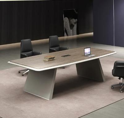 China Modern Simple Office Funiture Rectangular Negotiation Conference Meeting Room Table for sale