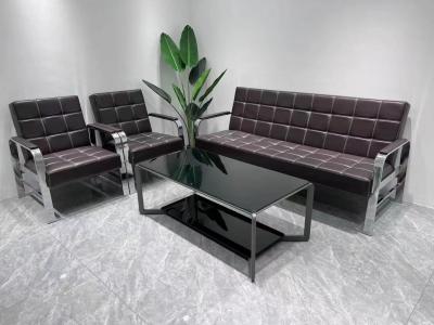 China Modern Beauty Spa Salon Waiting Room Sofa 1 3 Seat Comfort Office Sofa Leather Reception Sofa Couch for sale