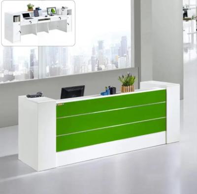 China New Design Modern Luxury Minimalist Marble Reception Desk for Office Front Desks zu verkaufen