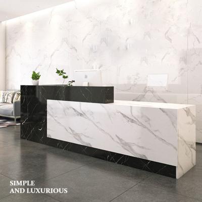 China Company front office building hotel lobby reception desk reception desk beauty salon furniture reception desk for sale