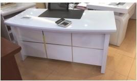 Cina Mobili da ufficio moderni Fornitore Nuovi disegni Chairman in legno Boss Executive Office Table Desk in vendita