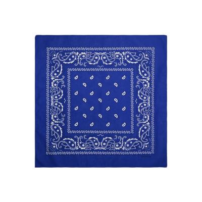 China Wholesale Multifunctional Custom Design Square 100% Made OEM Cotton Hip Hop Soft Square Paisley Nandana 100% Printed Paisley 54x54cm for sale