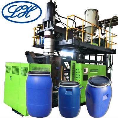 China Plastic Bottle HDPE 50Liter~100Liter Barrel Drums Extrusion Blow Molding Making Machine Price en venta