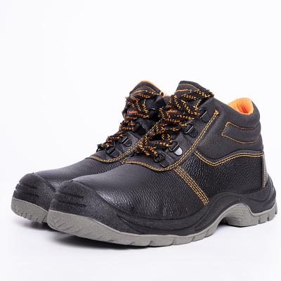 China Genuine Leather Anti-Slip High Cut Safety Shoes Anti-Slip Boots For Men for sale