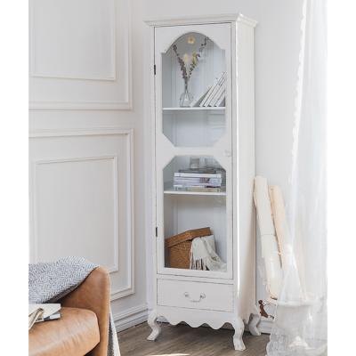 China (Other) Designs Bookshelf Adjustable Hot Selling Modern White Carved Display Cabinet for sale