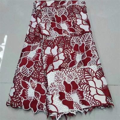 China Shrink-resistant jacquard printed flower printed net fabric net fabric evening dresses karachistylish dresses for sale