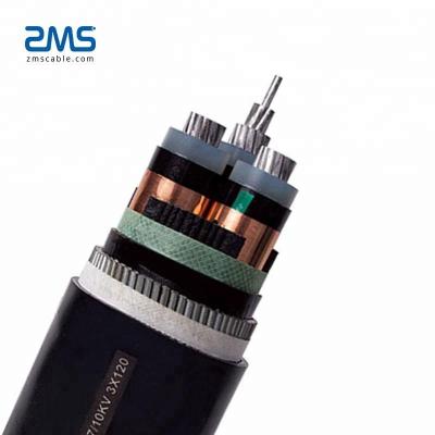 China Construction ZMS Aluminum Cable 3X150mm2 Medium Voltage PVC Sheathed XLPE Insulated Power Cable for sale