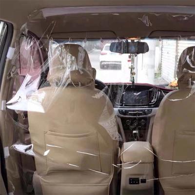 China Transparent And Full Protection Cabin Eco - Friendly Covering Device Sliding Taxi Isolation Film for sale