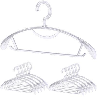 China Good quality modern colorful coat hangers wholesale non-slip plastic coat hanger with bar for sale